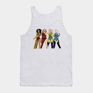 little mix print design Tank Top